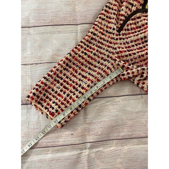 CoCa By St John Women's Colorful Casual Open Front Half Sleeve Jacket - Large - Picture 8 of 12